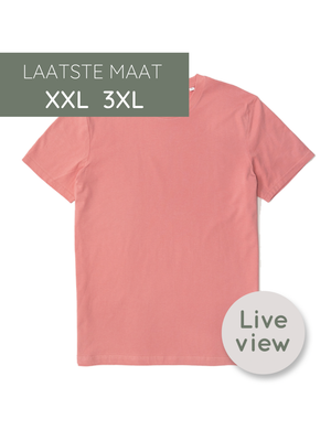 -10% Zelf samenstellen | Bio T-Shirt Roze UNISEX