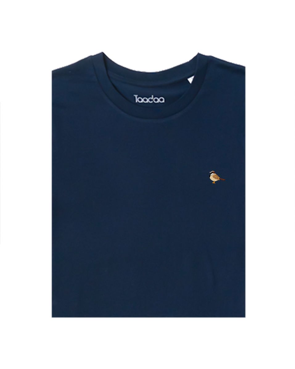 Bio T-shirt - Huismus - UNISEX, Kleur T-shirt: Donker Blauw