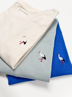 Bio T-shirt - Ooievaar - UNISEX