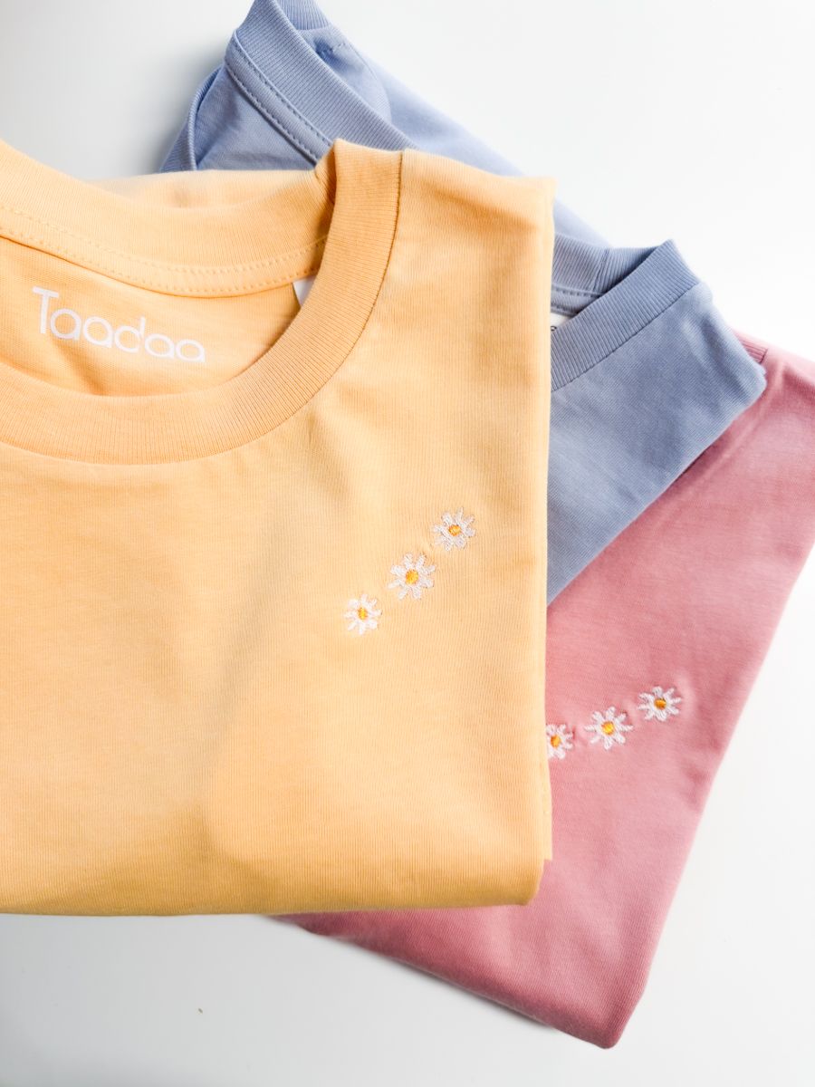 Bio T-shirt - Madeliefjes - UNISEX