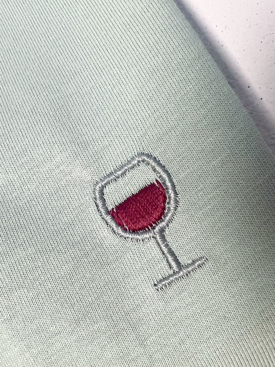 Bio T-shirt - Wijnglas - UNISEX