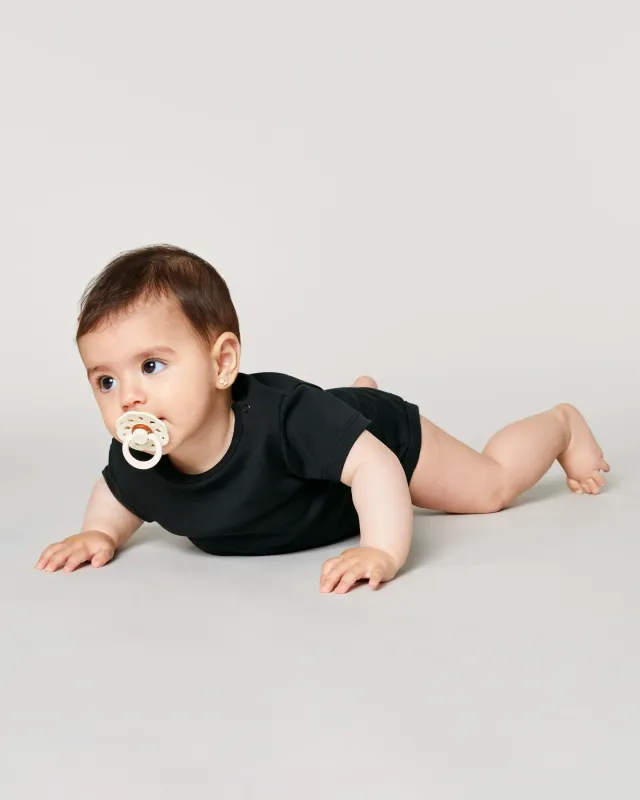 Zelf Samenstellen | Bio Rompertje Zwart BABY
