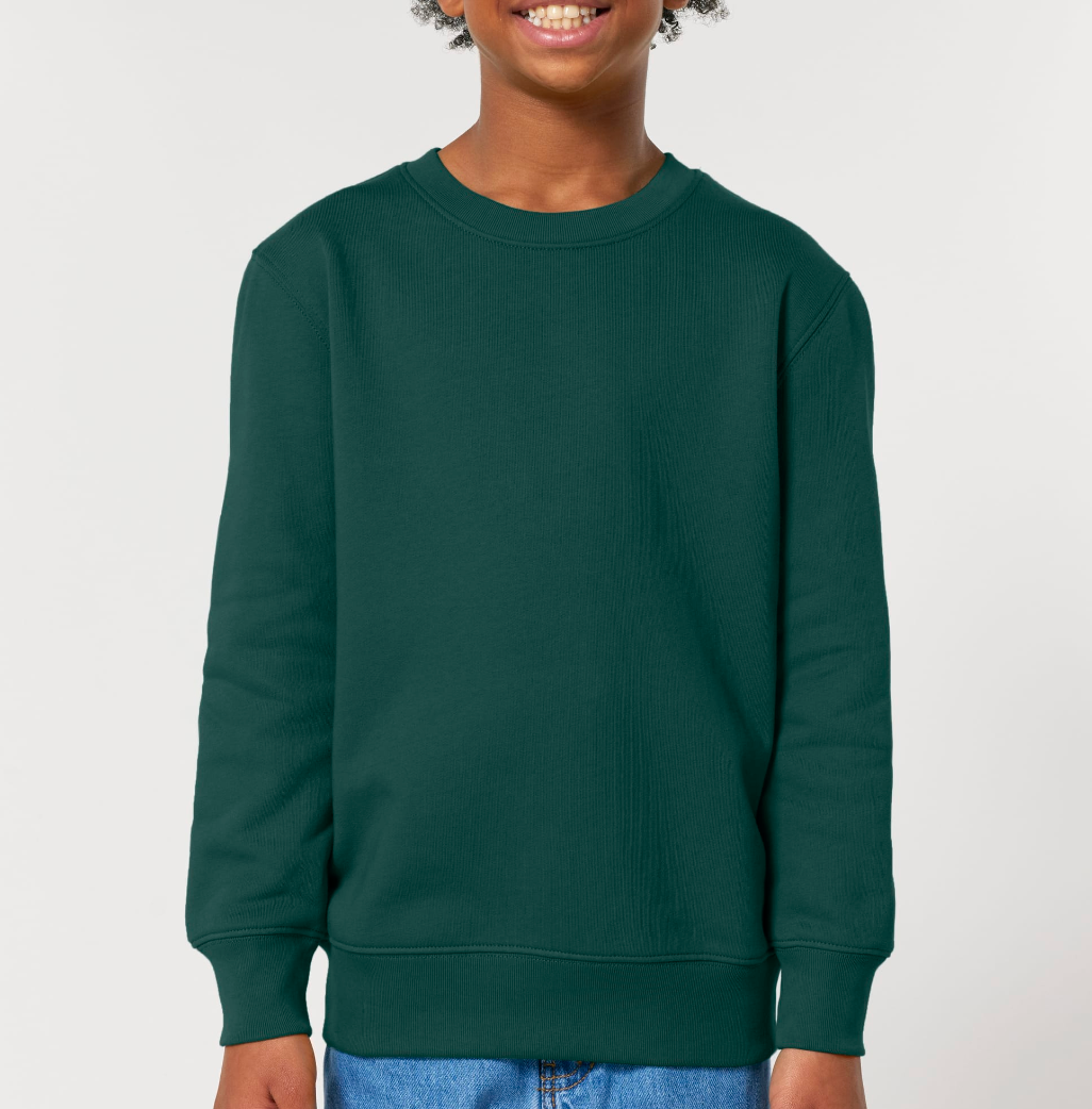 Zelf Samenstellen | Bio Trui Donker Groen KIDS Zelf Samenstellen | Bio Trui Donker Groen KIDS