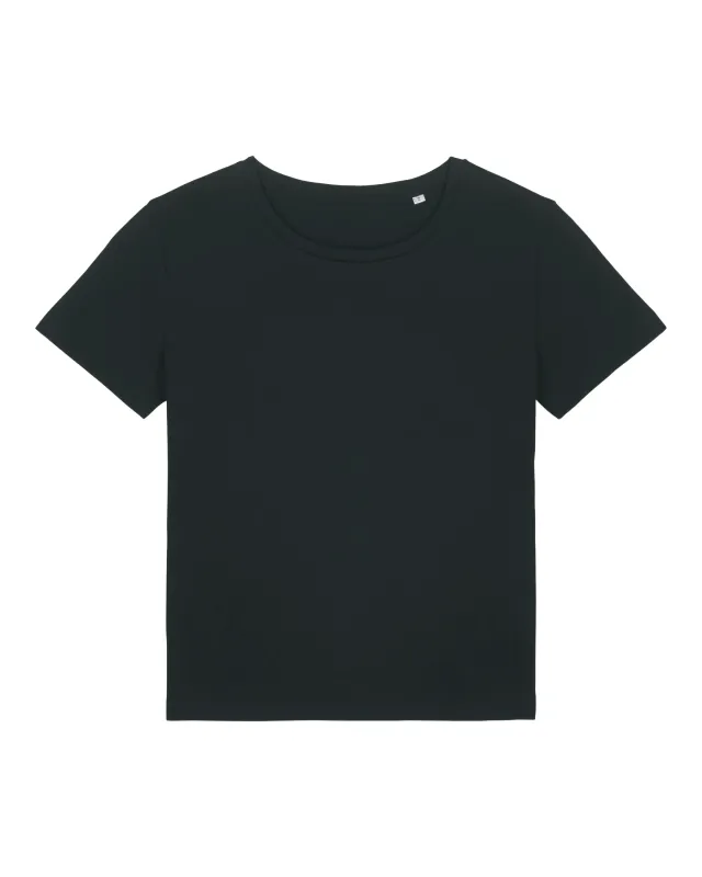 Zelf samenstellen | Bio T-shirt Zwart DAMES