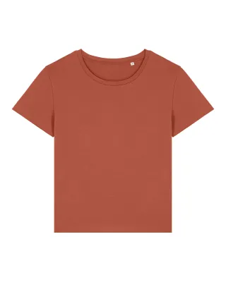 -10% Zelf samenstellen | Bio T-shirt Herfst Bruin DAMES