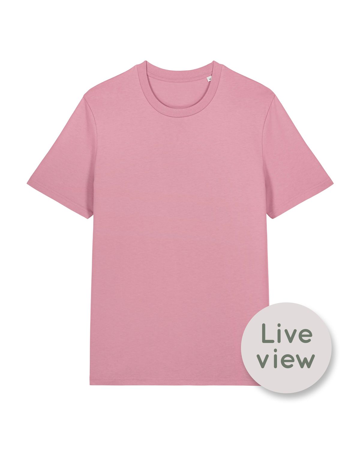 Zelf samenstellen | Bio T-shirt Oud Roze UNISEX