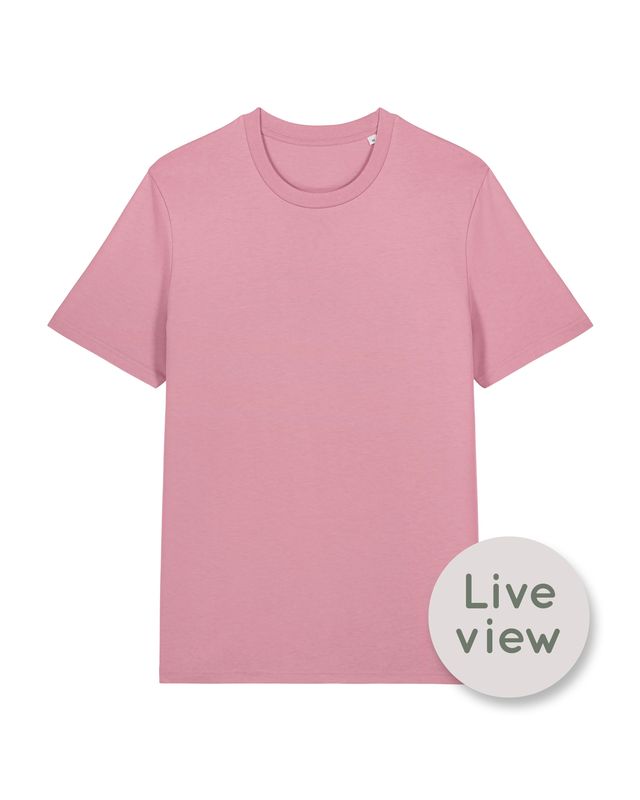 Zelf samenstellen | Bio T-shirt Oud Roze UNISEX