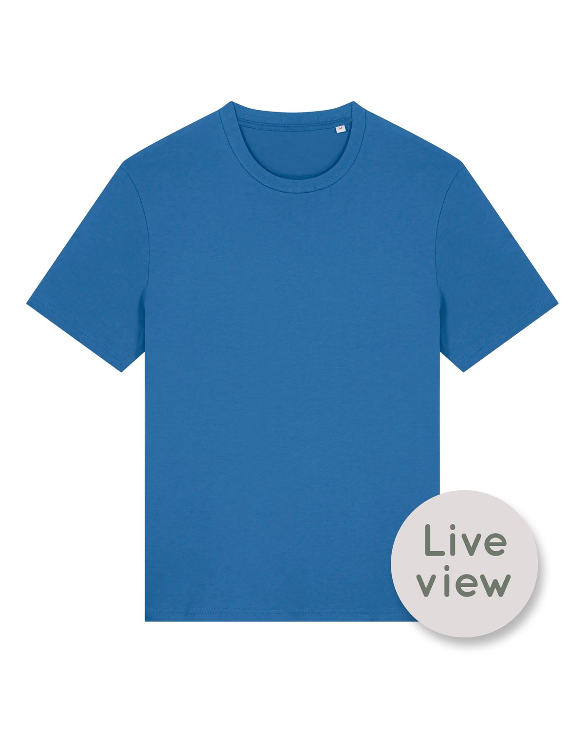 -10% Zelf samenstellen | Bio T-shirt Blauw UNISEX