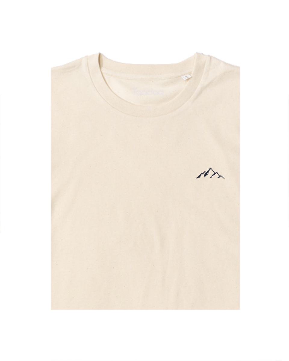 Bio T-shirt - Bergen - UNISEX, Kleur T-shirt: Puur Katoen