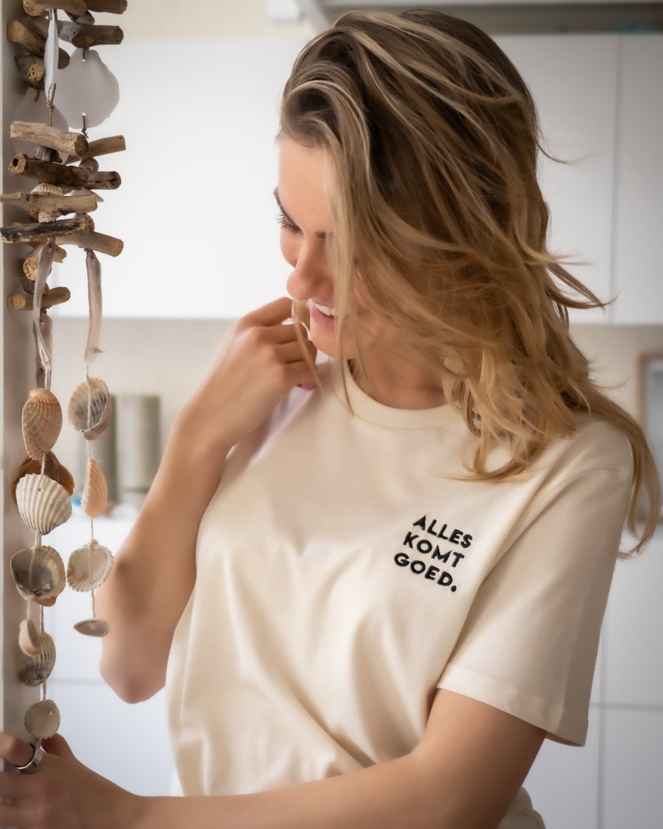 Bio T-shirt - Alles Komt Goed - UNISEX