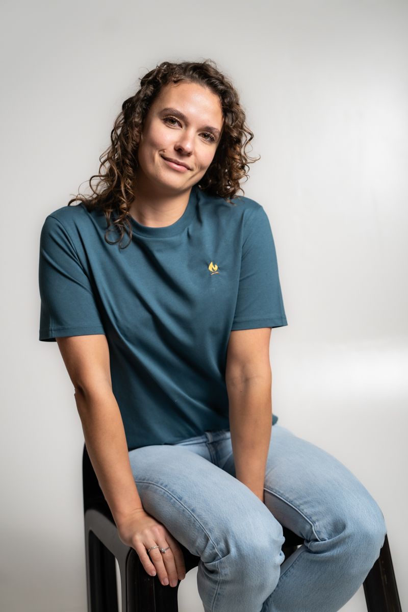 Bio T-shirt - Kampvuur - UNISEX