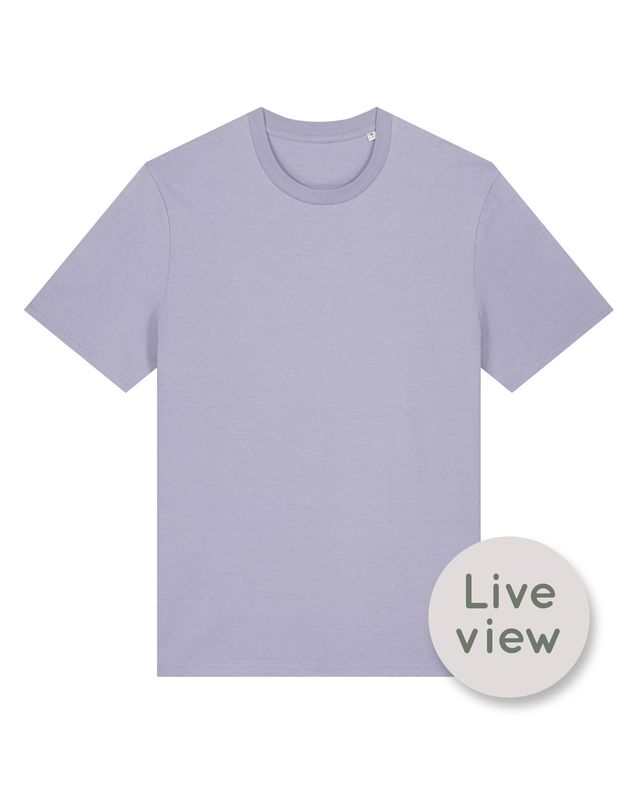NIEUW! Zelf samenstellen | Bio T-shirt Lavendel UNISEX
