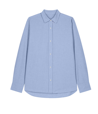 Zelf samenstellen | Bio Blouse Fris Blauw DAMES