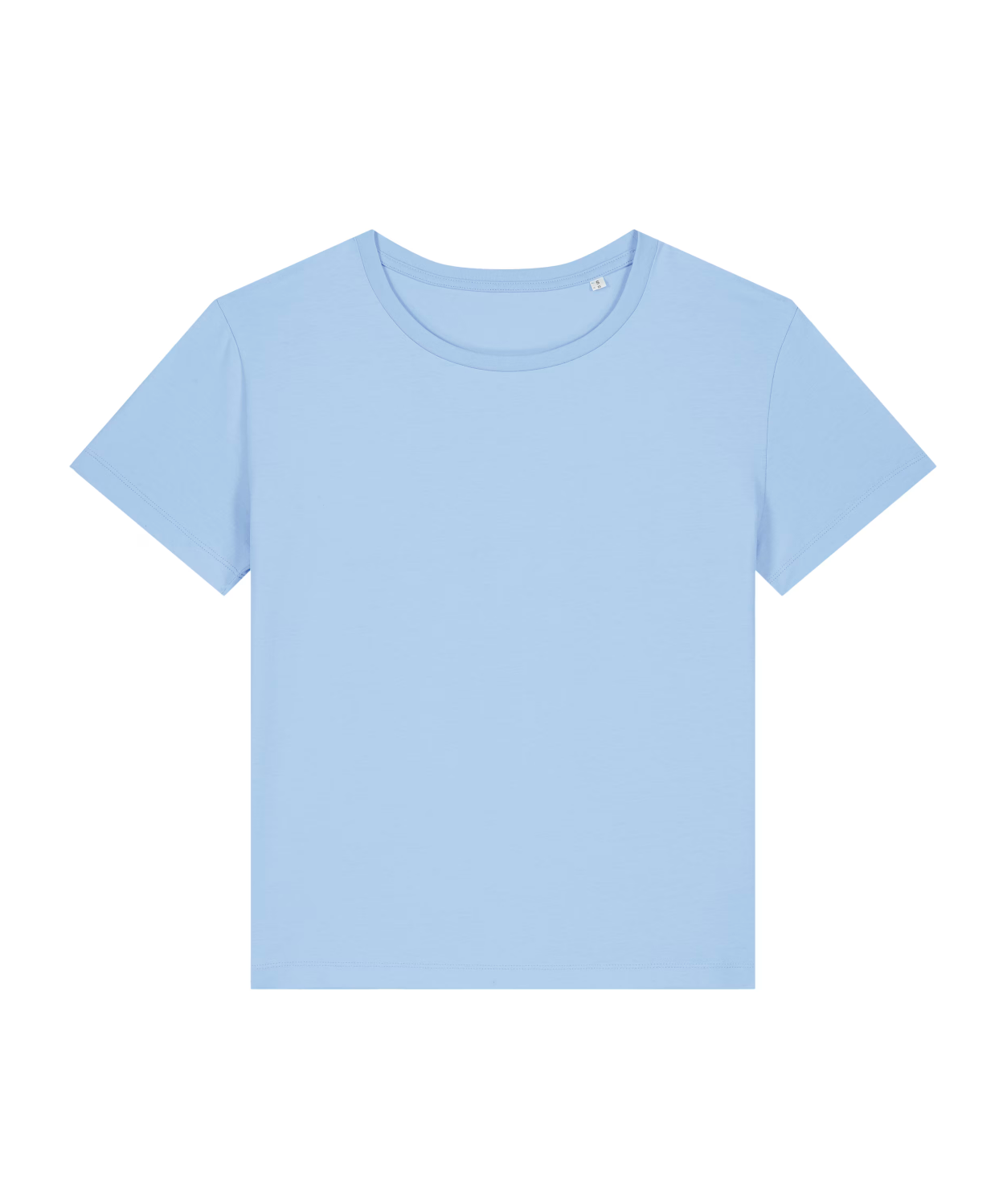 NIEUW! Zelf samenstellen | Bio T-shirt Fris Blauw DAMES