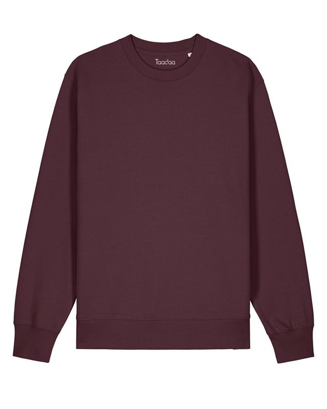 NIEUW! Zelf samenstellen | Bio Trui Rood-Bruin UNISEX