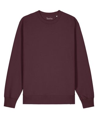 NIEUW! Zelf samenstellen | Bio Trui Rood-Bruin UNISEX