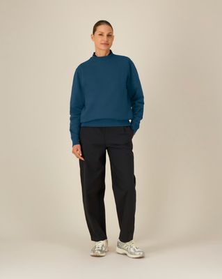 NIEUW! Zelf samenstellen | Bio Trui Petrol Blauw UNISEX NIEUW! Zelf samenstellen | Bio Trui Petrol Blauw UNISEX