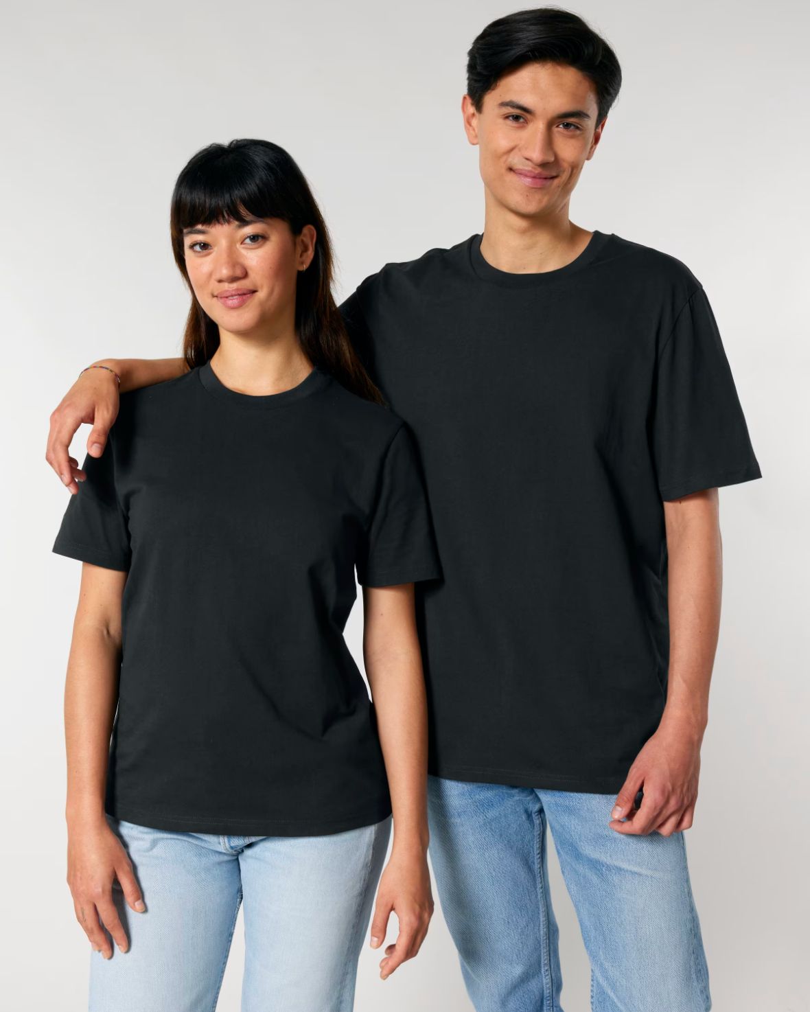 Zelf samenstellen | Bio T-Shirt Diep Zwart UNISEX