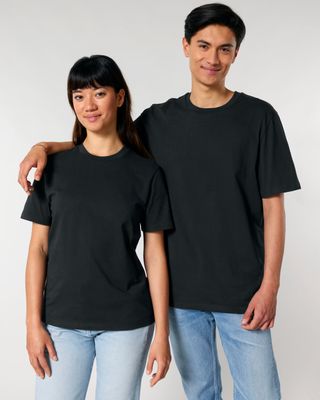 Zelf samenstellen | Bio T-Shirt Diep Zwart UNISEX