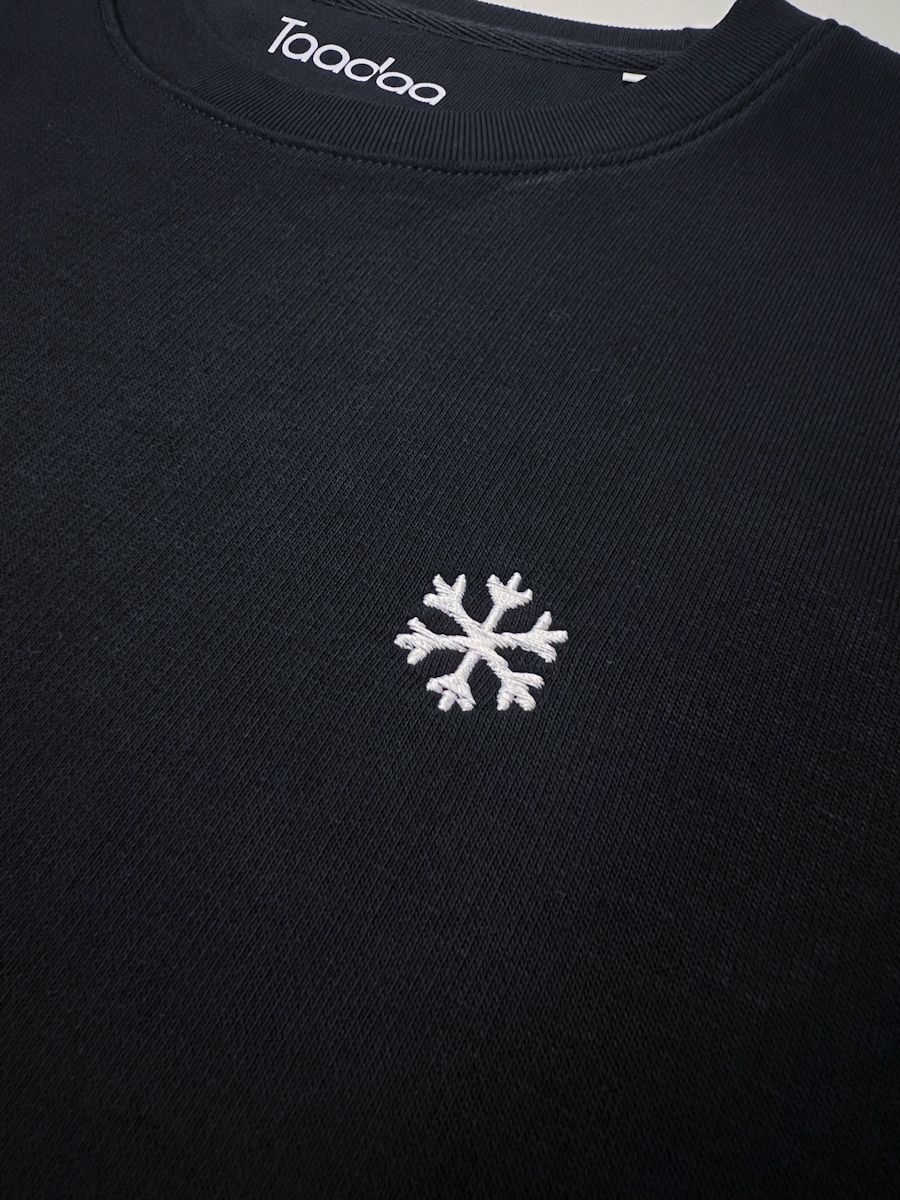 Bio T-shirt - Sneeuwvlok - UNISEX