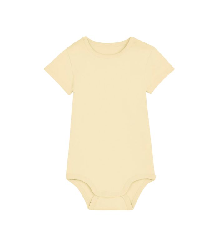 NIEUW! Zelf Samenstellen | Bio Rompertje Licht Geel BABY