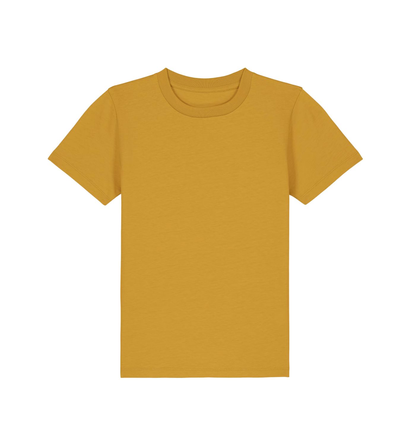 NIEUW! Zelf Samenstellen | Bio T-shirt Oker Geel KIDS