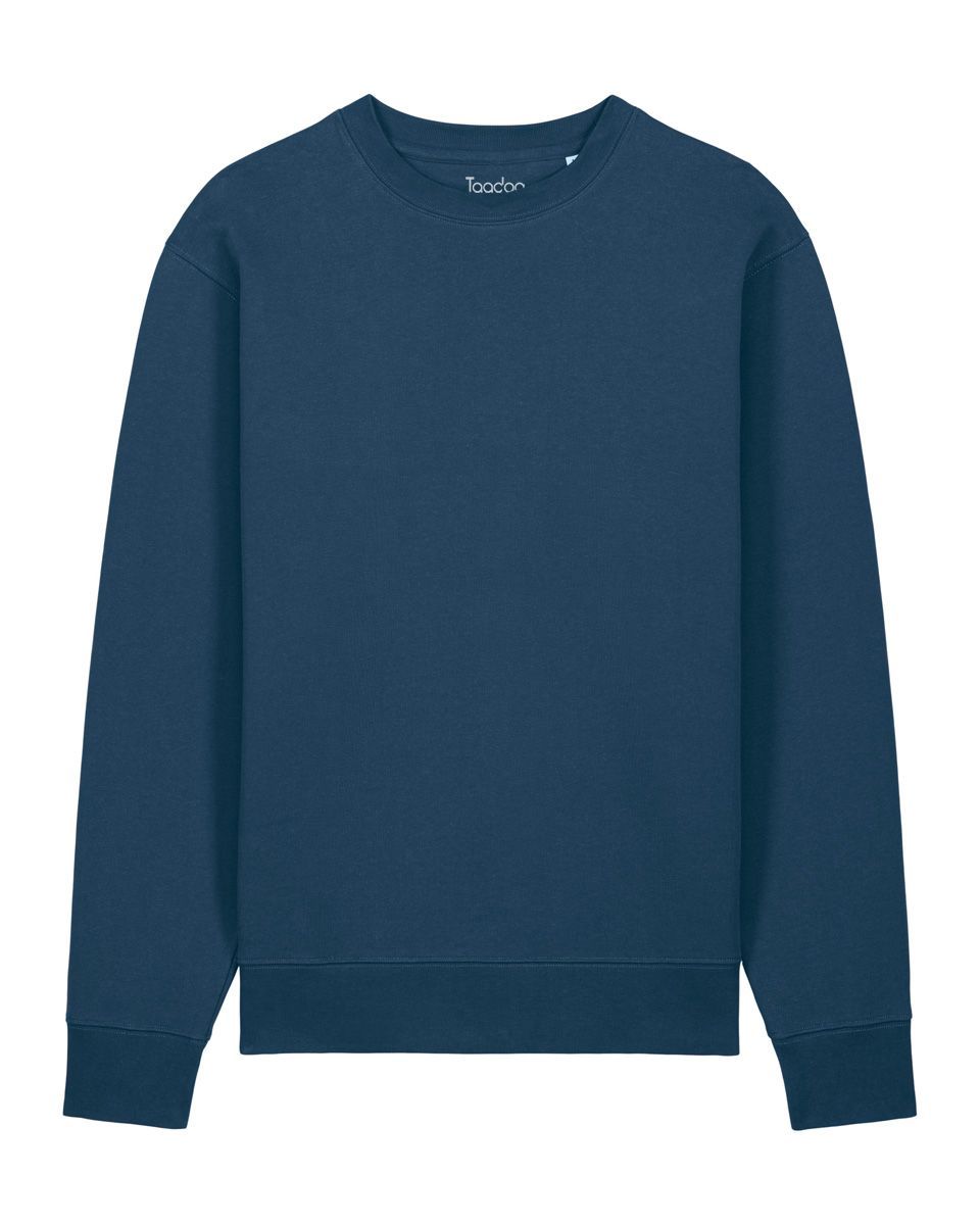 NIEUW! Zelf samenstellen | Bio Trui Petrol Blauw UNISEX