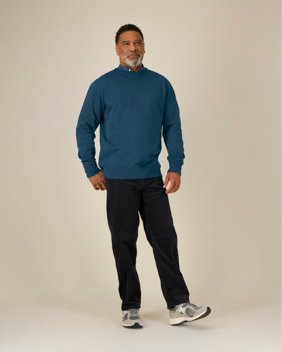 NIEUW! Zelf samenstellen | Bio Trui Petrol Blauw UNISEX