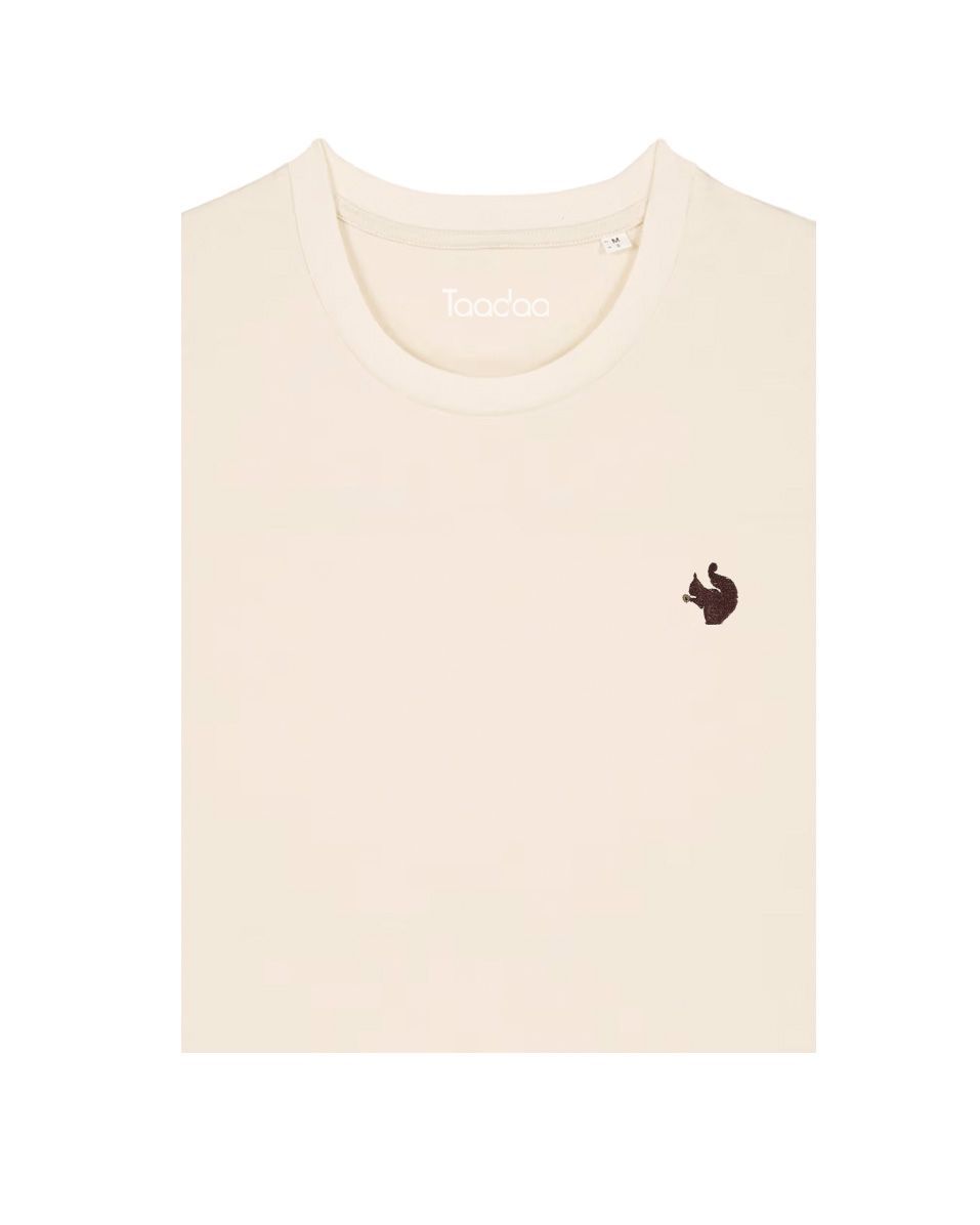 Bio T-shirt - Eekhoorn - UNISEX Bio T-shirt - Eekhoorn - UNISEX, Kleur T-shirt: Puur Katoen