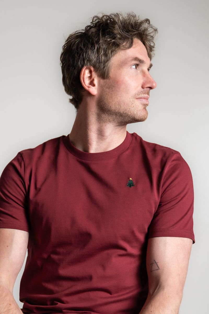 Bio Trui of T-shirt - Kerstboom - UNISEX