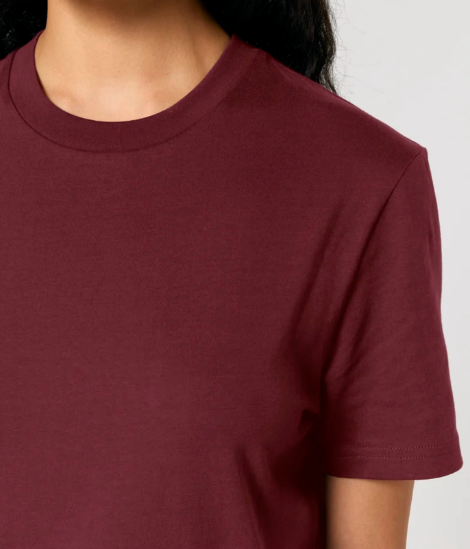 Zelf samenstellen | Bio T-Shirt Bordeaux Rood UNISEX