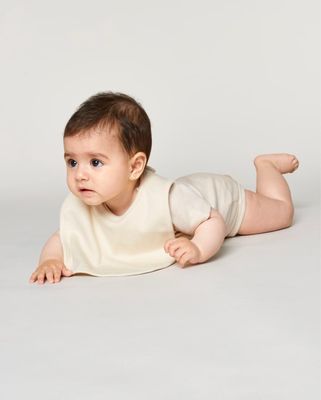 Bio Slabbetje Puur Katoen Baby met borduursel