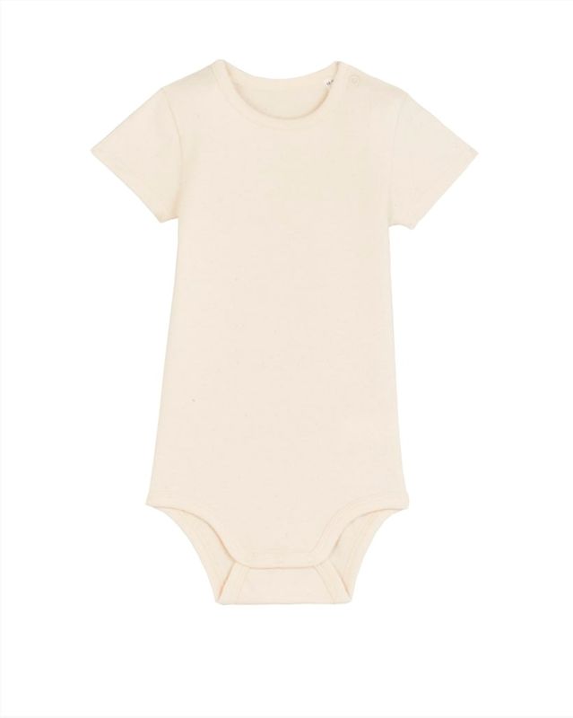 Bio-Babybody Naturbaumwolle Baby mit Stickerei