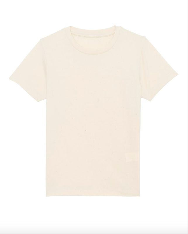 Bio-T-Shirt Naturbaumwolle Kids mit Stickerei
