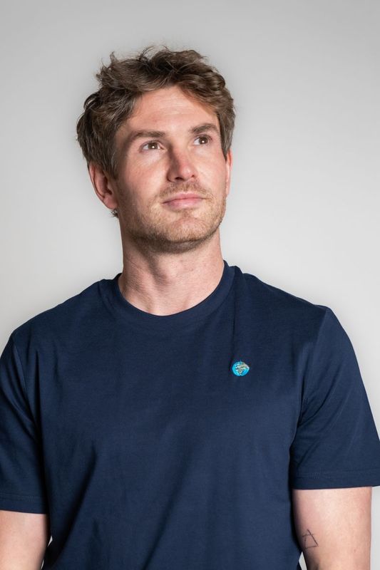 Bio T-shirt - Wereldbol - UNISEX