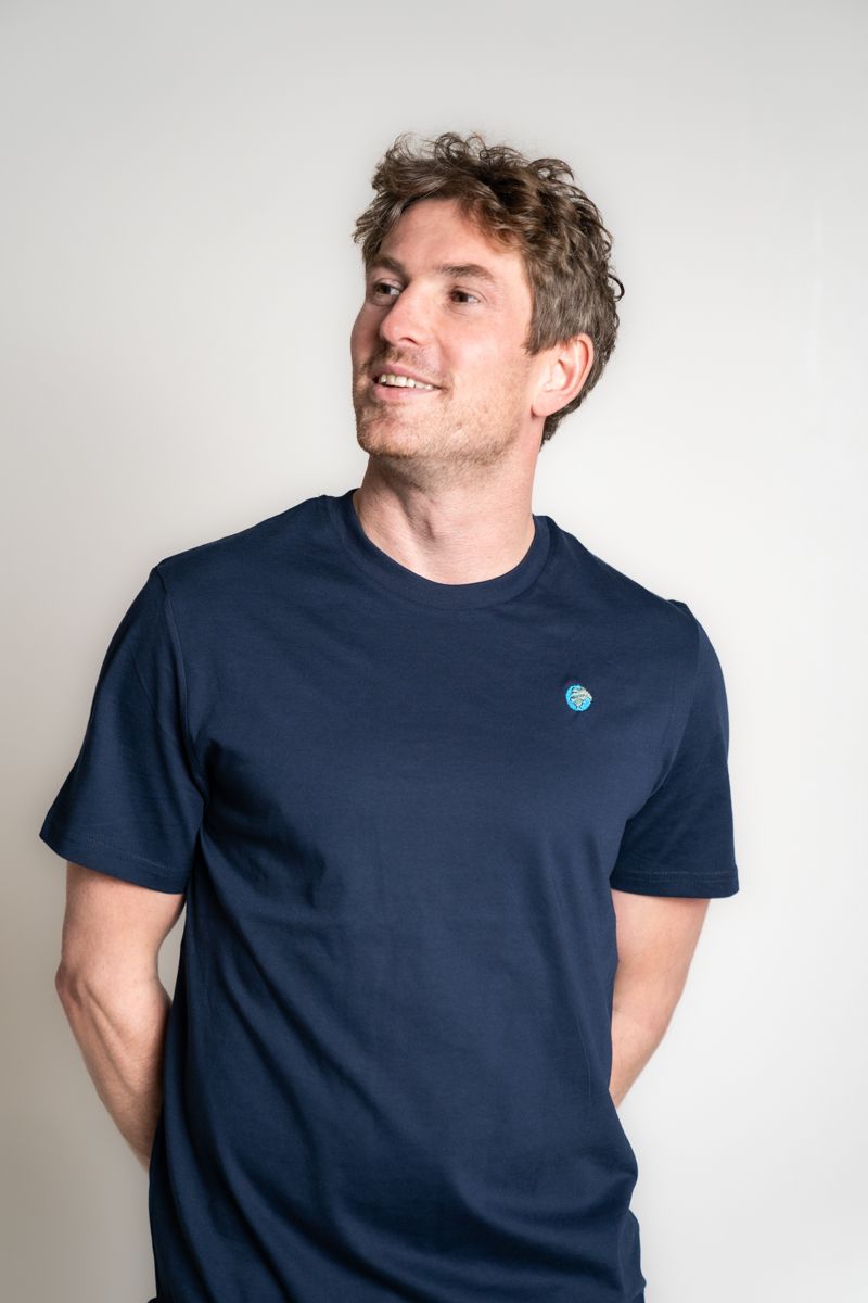 Bio T-shirt - Wereldbol - UNISEX