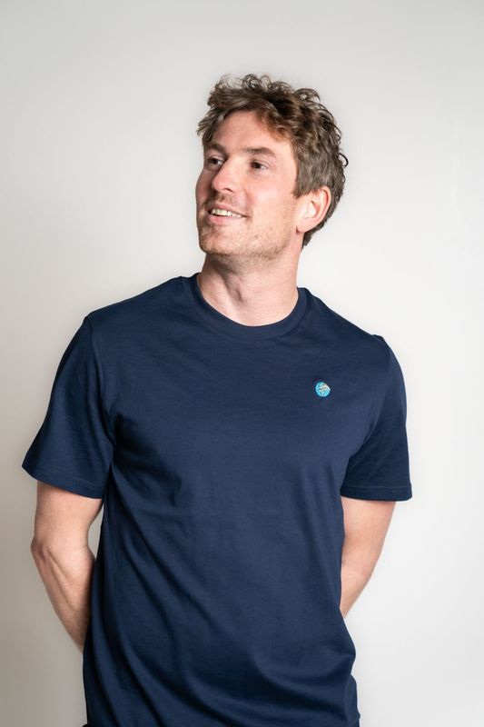 Bio T-shirt - Wereldbol - UNISEX