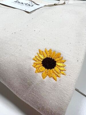 Trui met Zonnebloem | Biologisch katoen