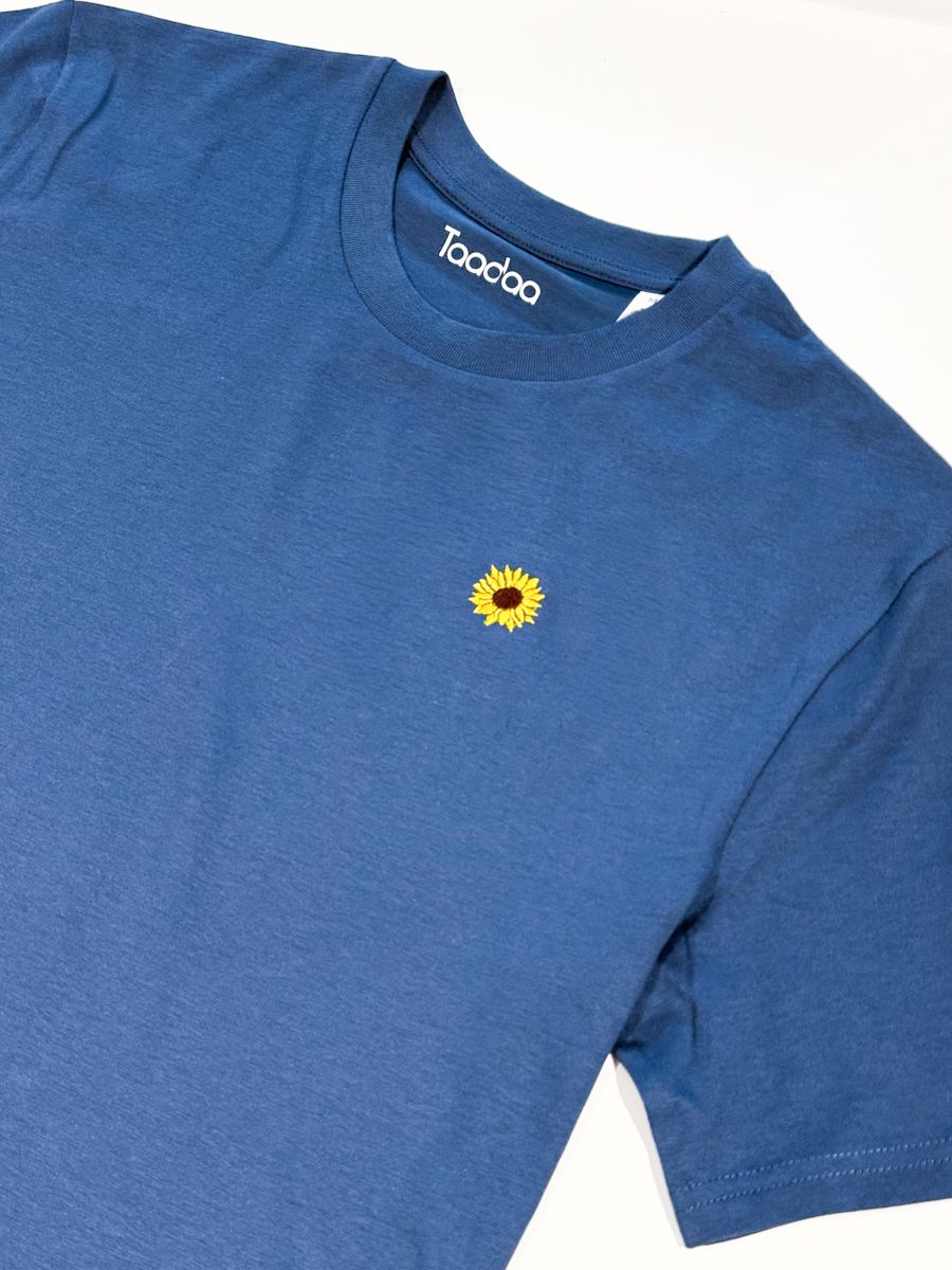 T-shirt met Zonnebloem | Biologisch katoen