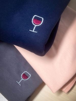 Bio T-shirt - Wijnglas - UNISEX