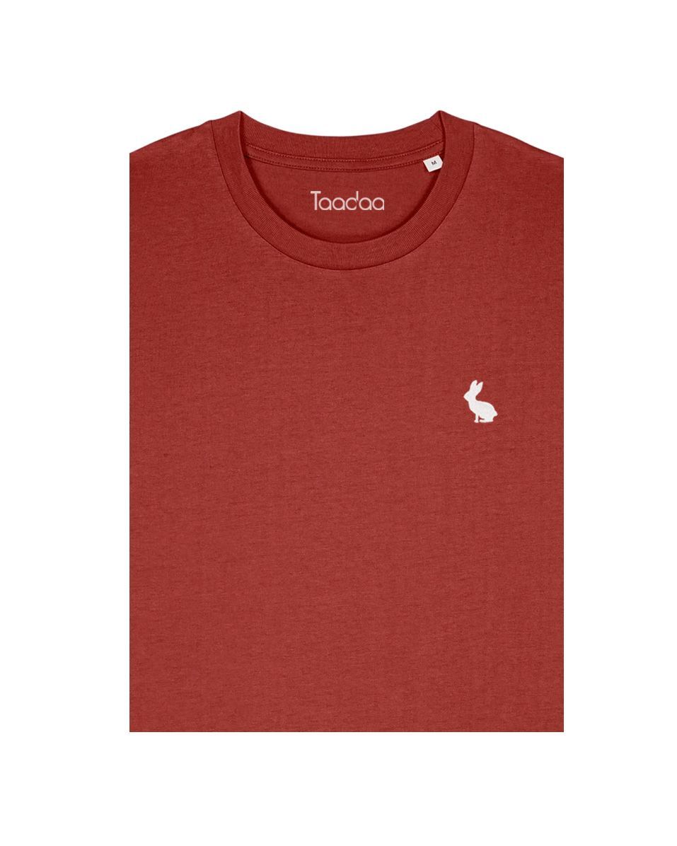 Bio T-shirt - Konijn - UNISEX Bio T-shirt - Konijn - UNISEX, Kleur T-shirt: Roest oranje