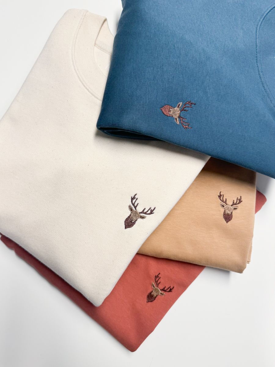 T-shirt met Hert | Biologisch katoen