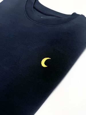 Pullover mit Mond | Bio-Baumwolle