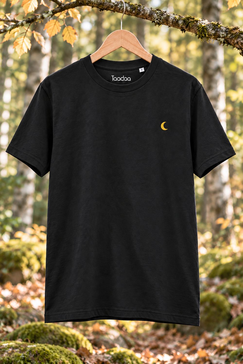 T-shirt met Maan | Biologisch katoen