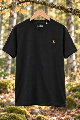 T-Shirt mit Mond | Bio-Baumwolle T-Shirt mit Mond | Bio-Baumwolle