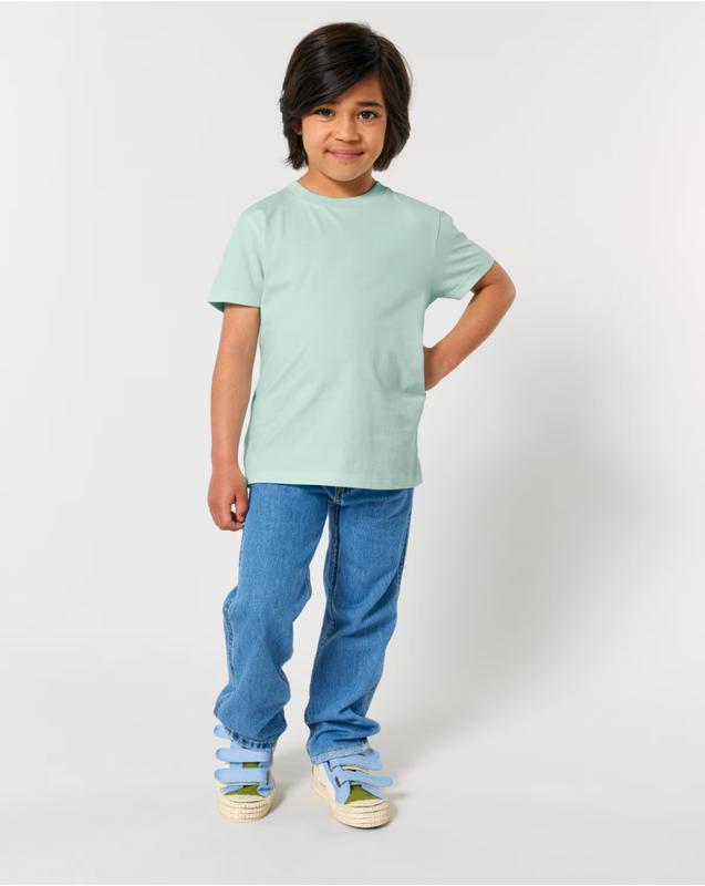 Zelf Samenstellen | Bio T-shirt Aloe Groen KIDS