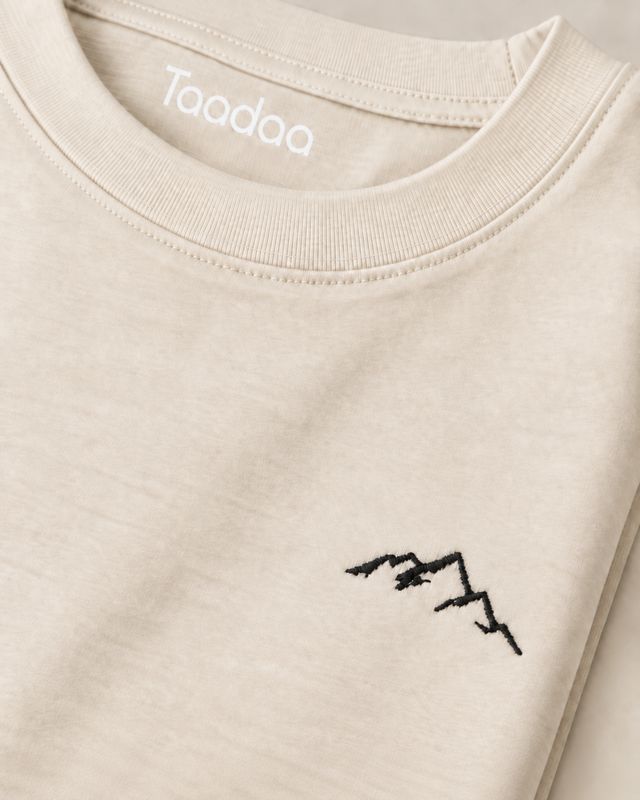 T-shirt met Bergen | Biologisch katoen