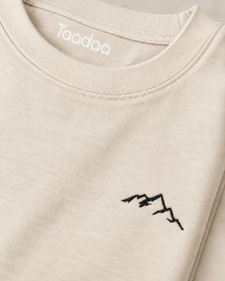 T-shirt met Bergen | Biologisch katoen T-shirt met Bergen | Biologisch katoen