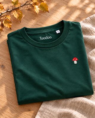 T-Shirt mit Pilz | Bio-Baumwolle