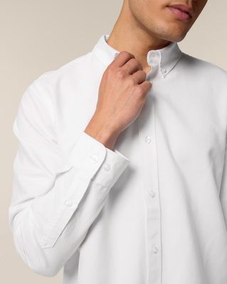 Bio Blouse Heren met borduursel – maat XXL